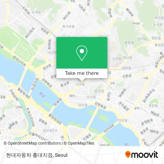 현대자동차 홍대지점 map