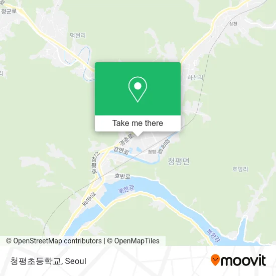 청평초등학교 map