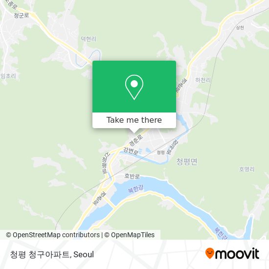 청평 청구아파트 map