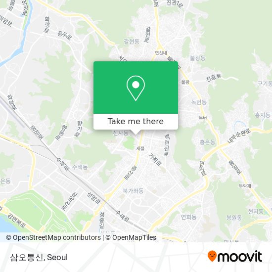 삼오통신 map
