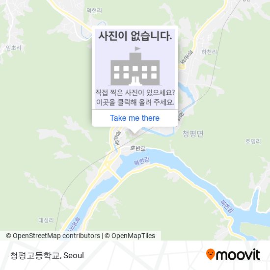 청평고등학교 map