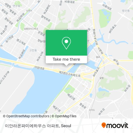 이안라온파미에하우스 아파트 map