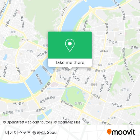 비에이스포츠 송파점 map