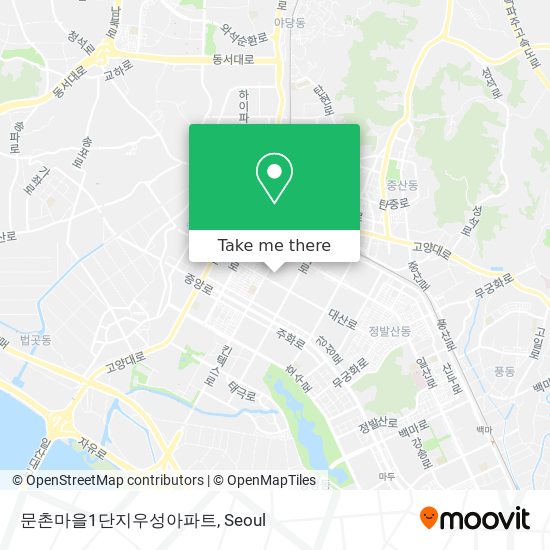 문촌마을1단지우성아파트 map