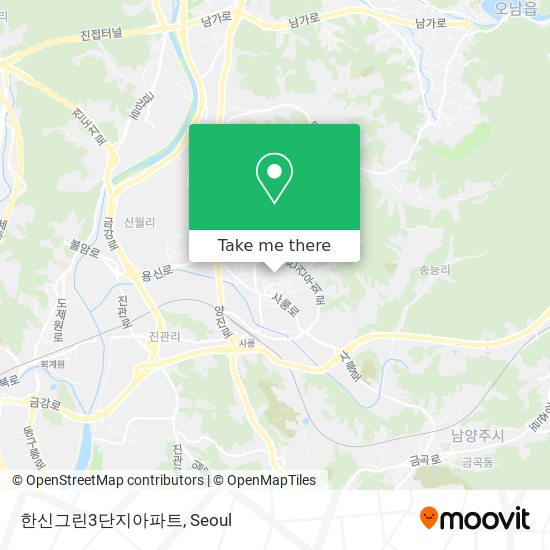 한신그린3단지아파트 map