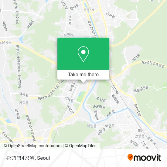 광명역4공원 map