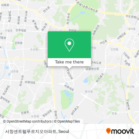 서창센트럴푸르지오아파트 map