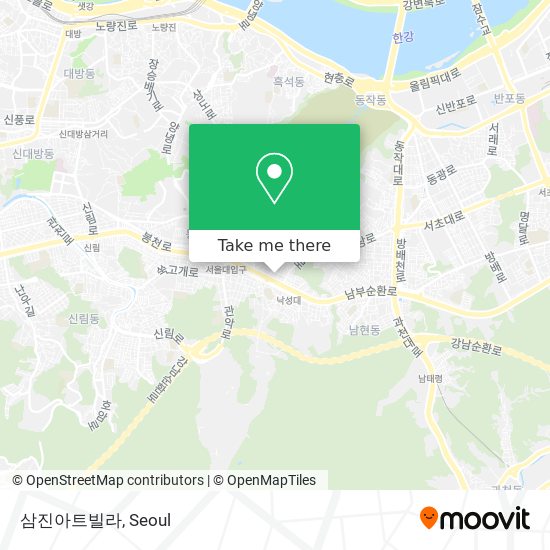 삼진아트빌라 map