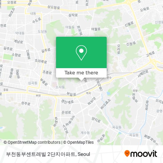 부천동부센트레빌 2단지아파트 map