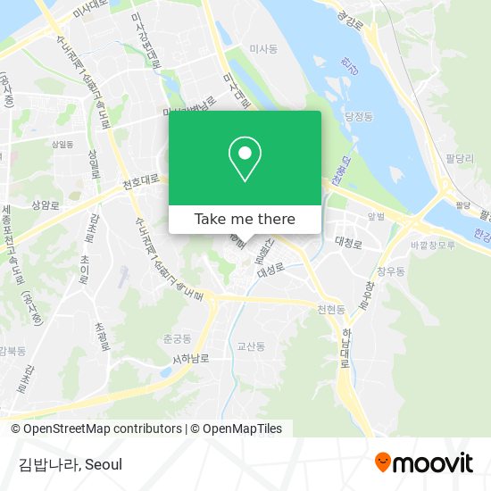 김밥나라 map
