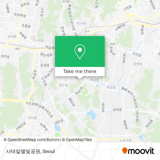 사태말별빛공원 map