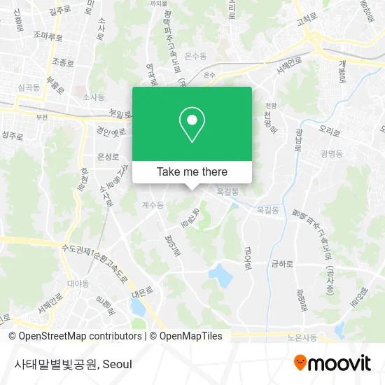 사태말별빛공원 map