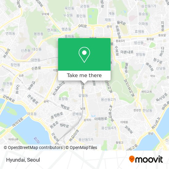 Hyundai map