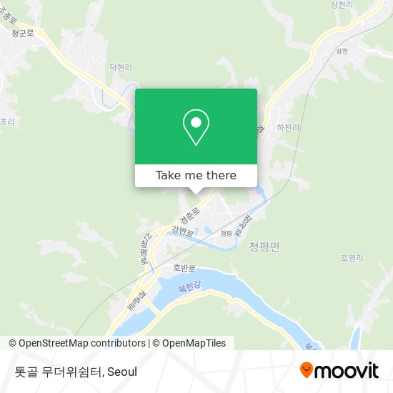 톳골 무더위쉼터 map