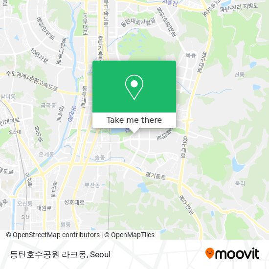 동탄호수공원 라크몽 map