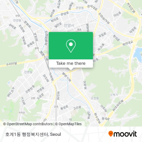 호계1동 행정복지센터 map