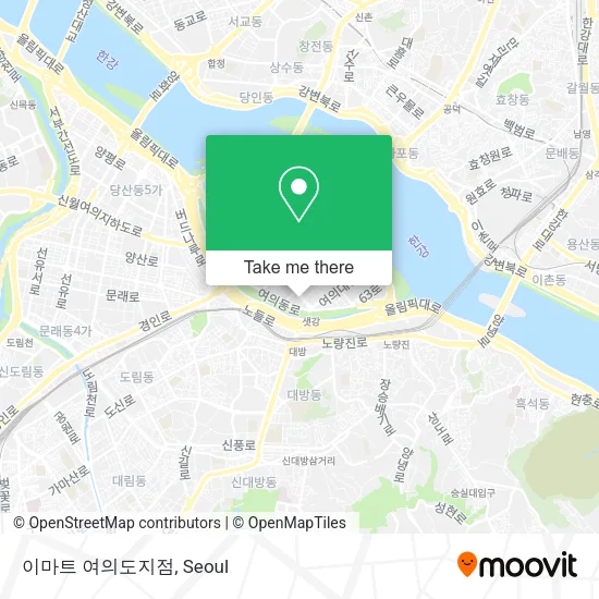 이마트 여의도지점 map