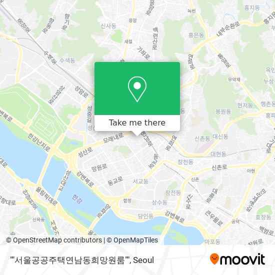 ""서울공공주택연남동희망원룸"" map