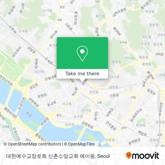 대한예수교장로회 신촌소망교회 에이동 map