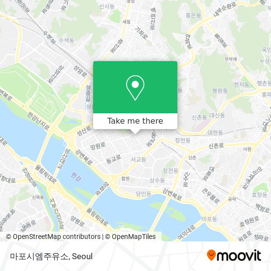 마포시엠주유소 map