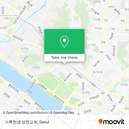 거룩한샘 성천교회 map