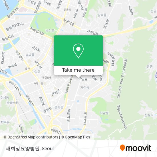 새희망요양병원 map