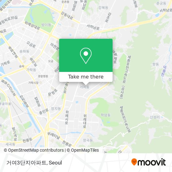 거여3단지아파트 map