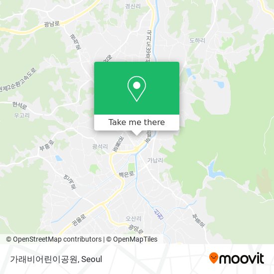 가래비어린이공원 map