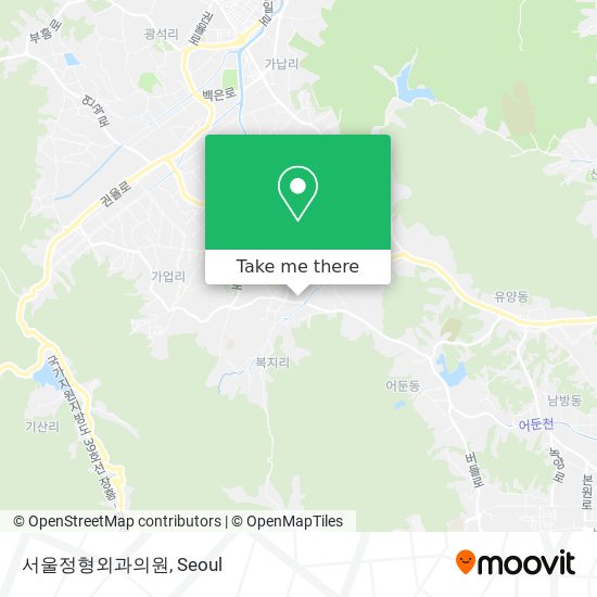 서울정형외과의원 map