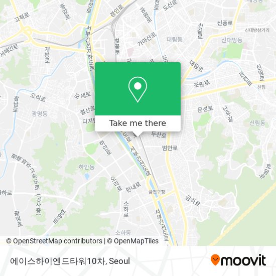 에이스하이엔드타워10차 map