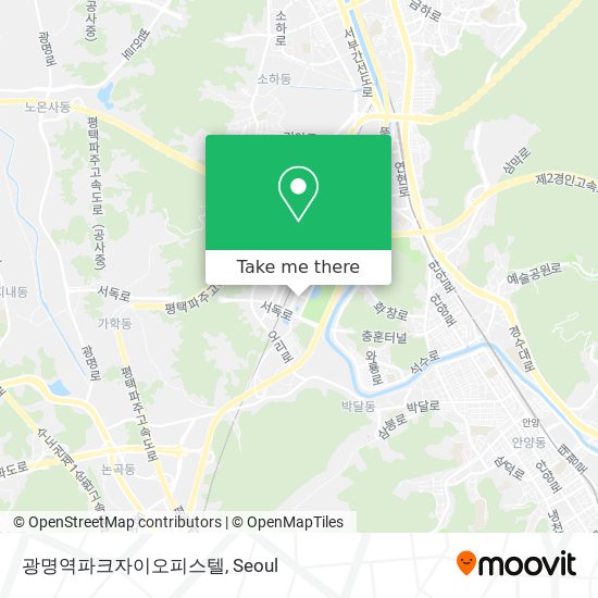 광명역파크자이오피스텔 map