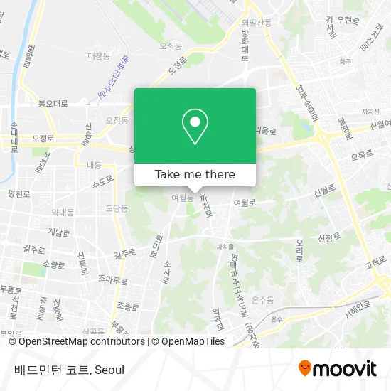 배드민턴 코트 map