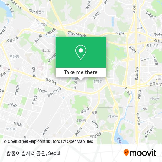 쌍둥이별자리공원 map