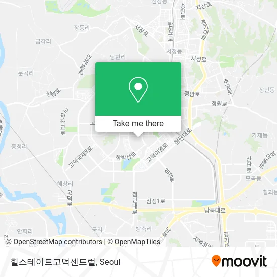 힐스테이트고덕센트럴 map