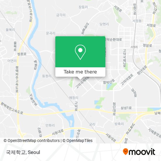 국제학교 map