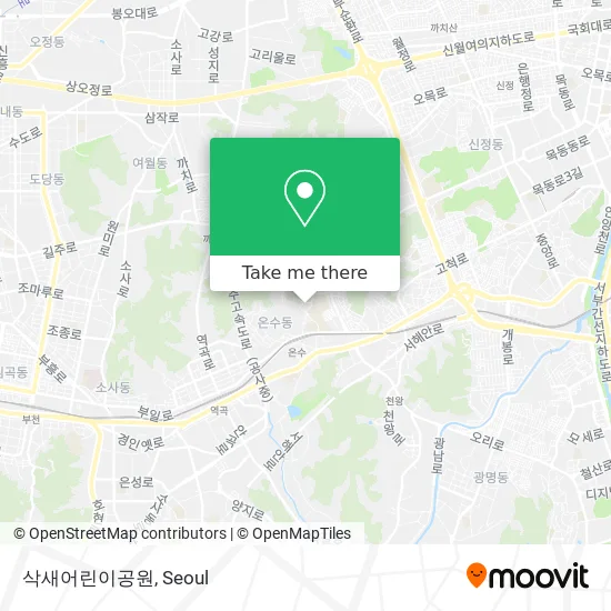 삭새어린이공원 map