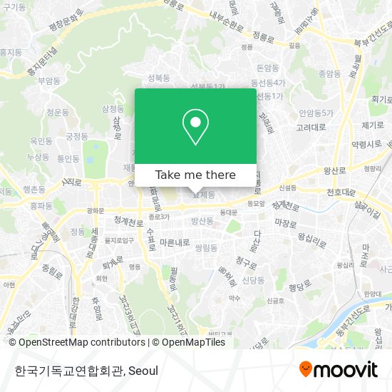 한국기독교연합회관 map