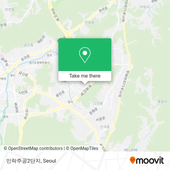 민락주공2단지 map