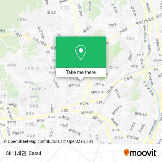 Sk미래관 map