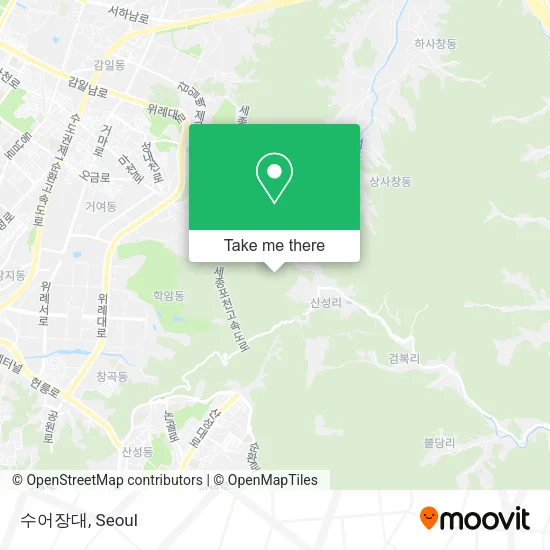 수어장대 map