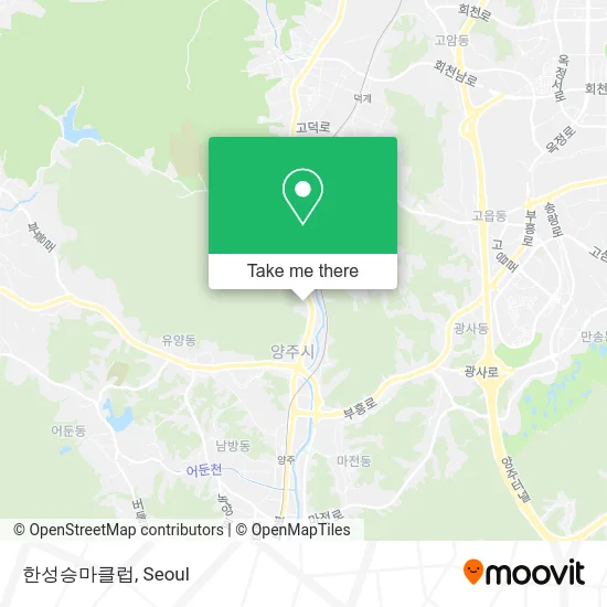 한성승마클럽 map