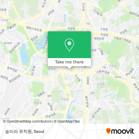 숲리라 유치원 map