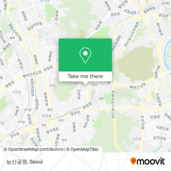 능산공원 map