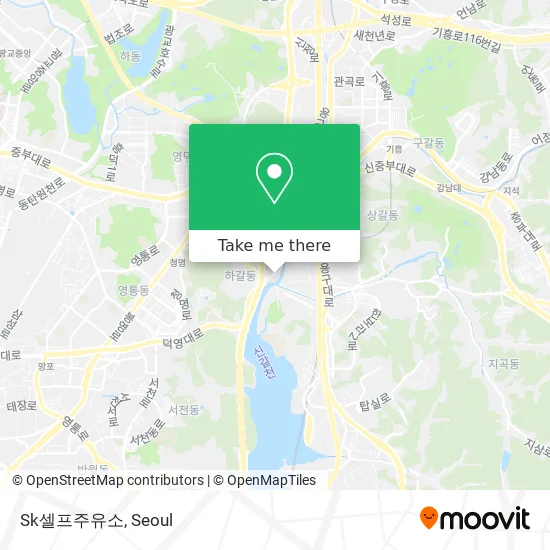Sk셀프주유소 map