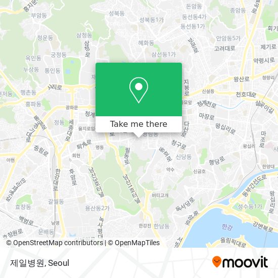 제일병원 map