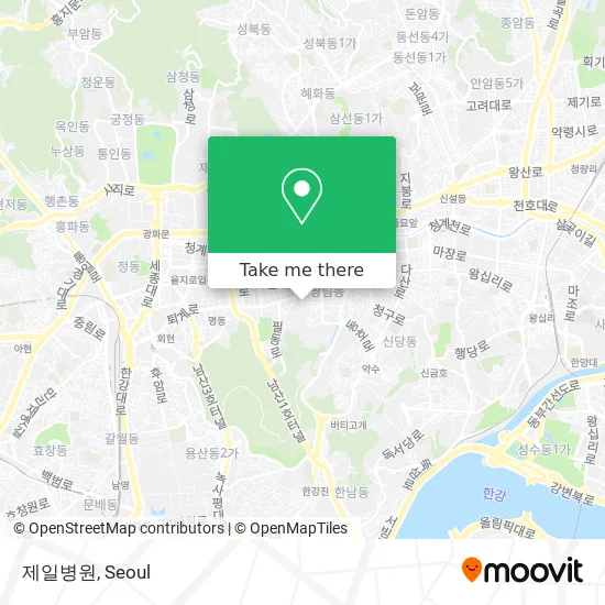 제일병원 map