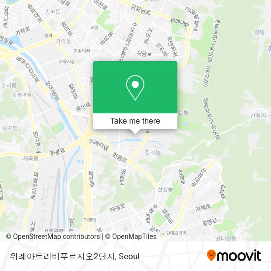 위례아트리버푸르지오2단지 map