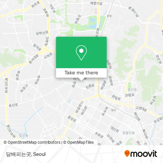 담배피는곳 map
