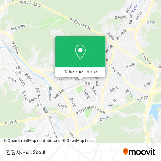 관평사거리 map