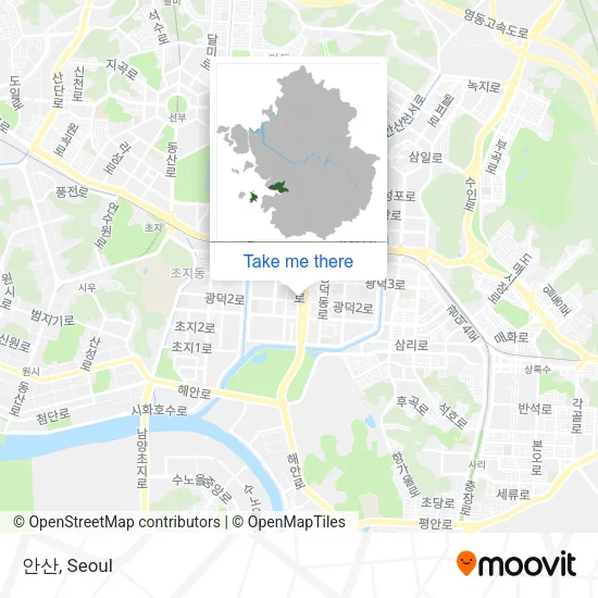 안산 map